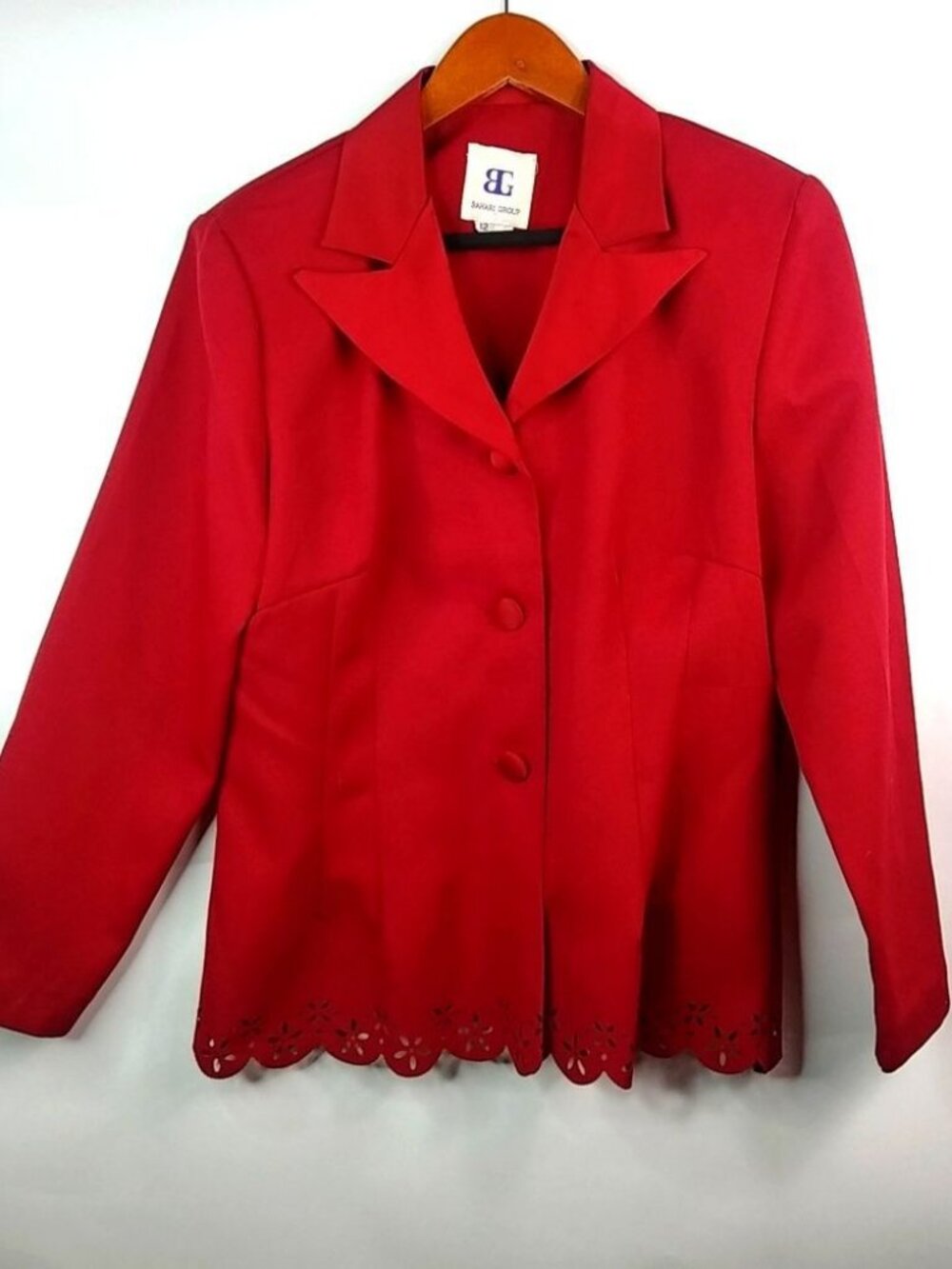 Bahari Group 12 Skirt Suit Apple Red Blazer Jacket & Skirt